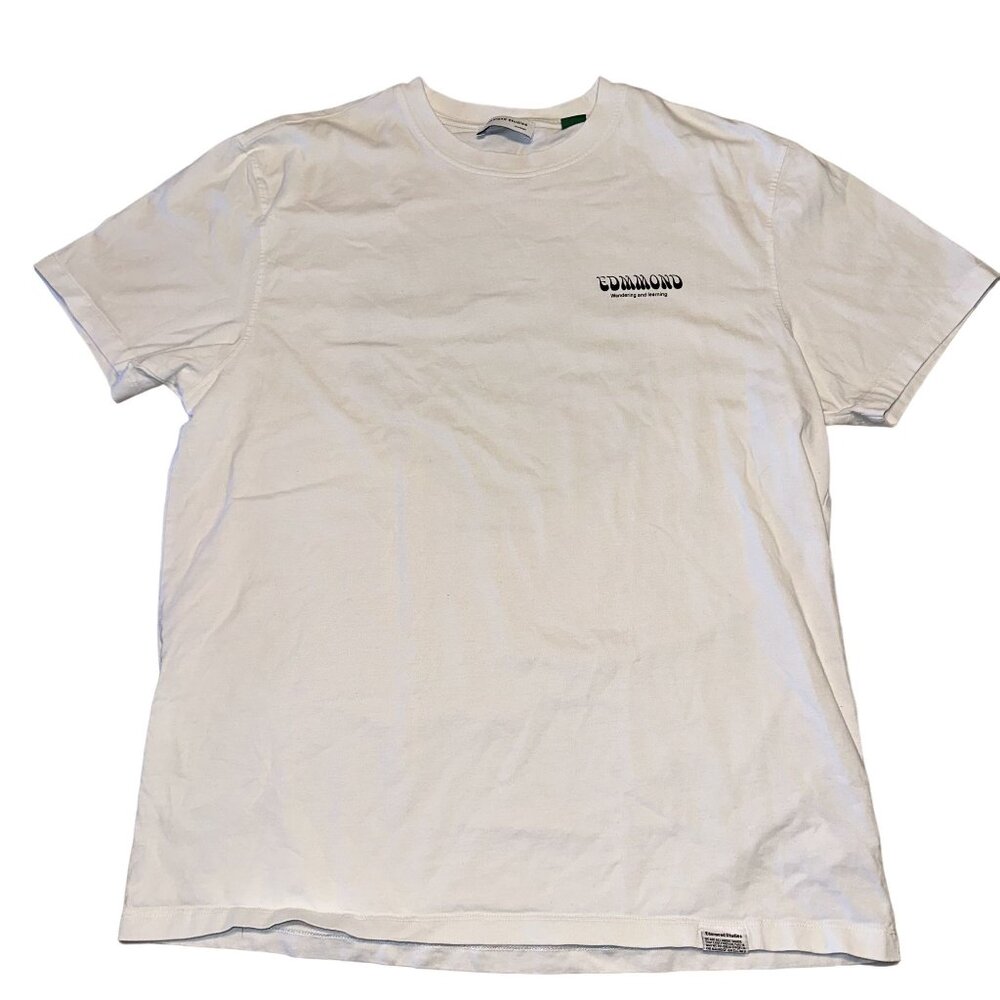 Edmmond Studios Yin & Yang White Organic Cotton Graphic T-Shirt Men's X-Large XL